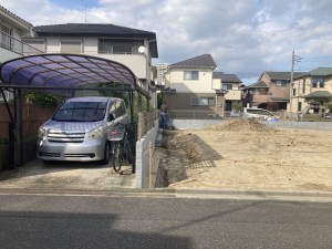 上尾市富士見、土地の画像です