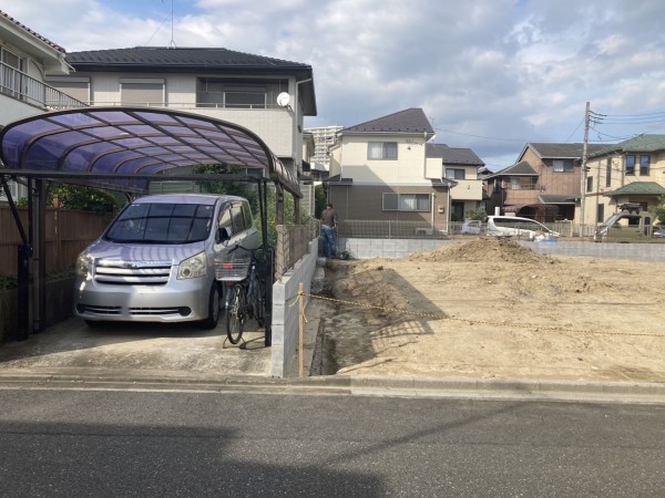 上尾市富士見、土地の画像です