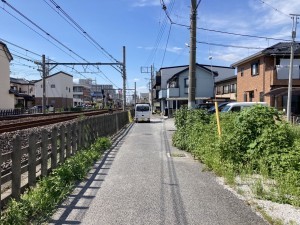 上尾市愛宕、土地の画像です