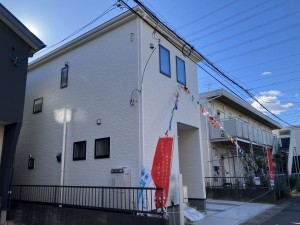 上尾市大字原市、新築一戸建ての外観画像です