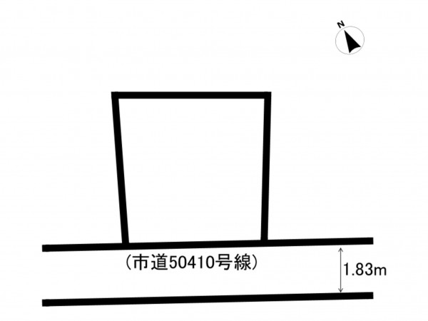 上尾市大字原市、土地の間取り画像です