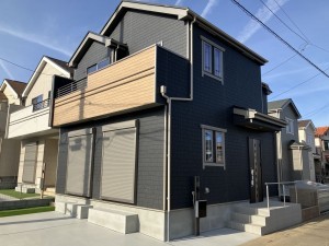 上尾市向山、新築一戸建ての外観画像です