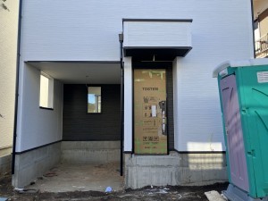 上尾市本町、新築一戸建ての外観画像です