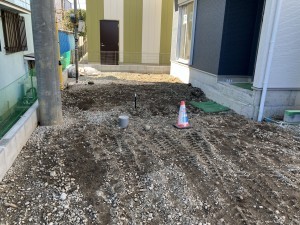 上尾市大字原市、新築一戸建ての駐車場画像です