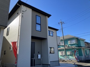 上尾市二ツ宮、新築一戸建ての外観画像です