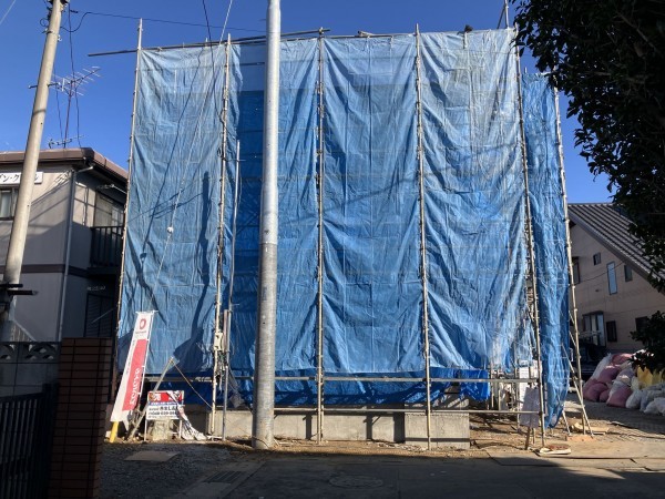 上尾市柏座、新築一戸建ての外観画像です