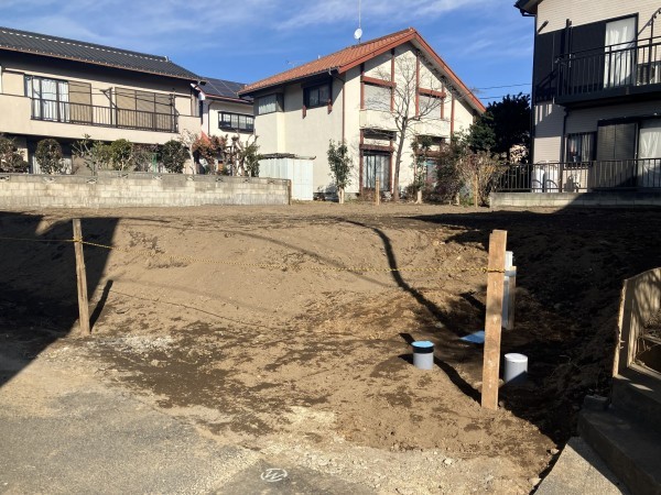 上尾市柏座、新築一戸建ての外観画像です