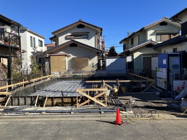 上尾市大字瓦葺、新築一戸建ての外観画像です