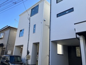 上尾市本町、新築一戸建ての外観画像です