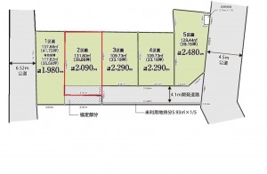 上尾市大字大谷本郷、土地の間取り画像です