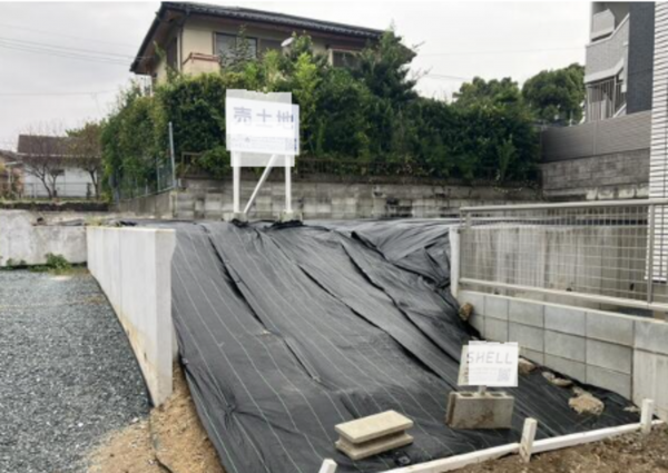 熊本市東区健軍、土地の画像です