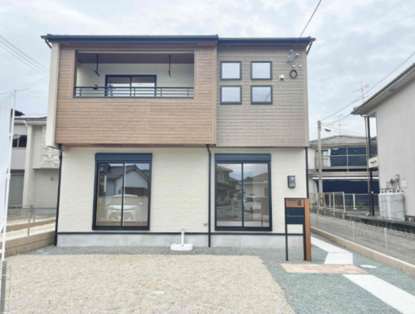 熊本市南区八幡、新築一戸建ての画像です
