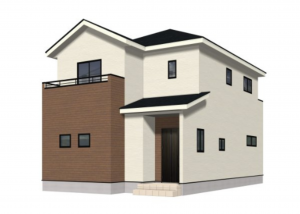 熊本市南区薄場町、新築一戸建ての画像です