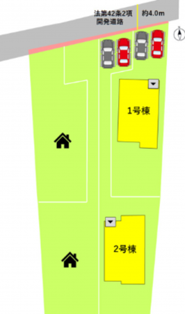 熊本市南区薄場町、新築一戸建ての画像です