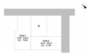 菊池市七城町菰入、土地の間取り画像です