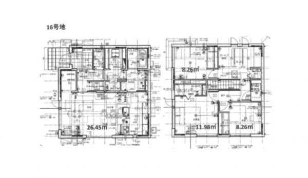 熊本市東区御領、新築一戸建ての間取り画像です