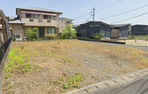 熊本市東区花立、土地の画像です