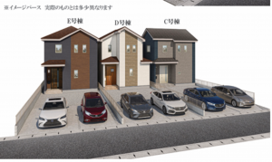熊本市東区月出、新築一戸建ての画像です