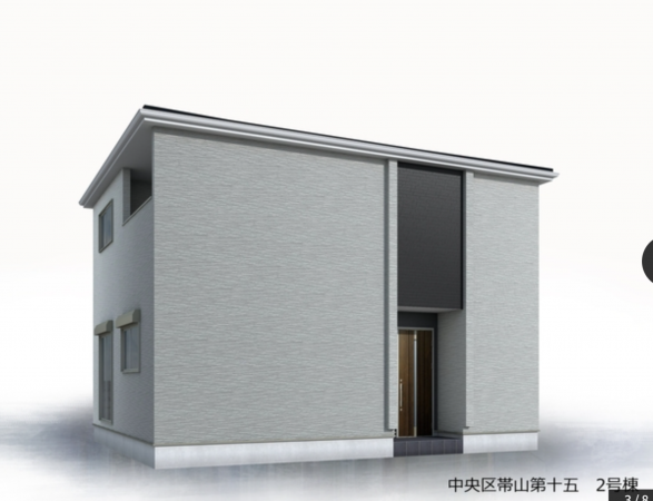 熊本市中央区帯山、新築一戸建ての画像です