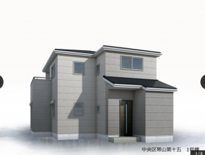 熊本市中央区帯山、新築一戸建ての画像です