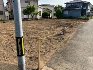 熊本市南区八分字町、土地の画像です