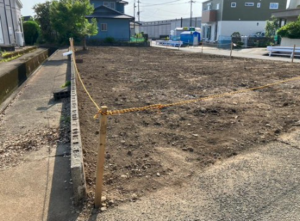 熊本市南区八分字町、土地の画像です