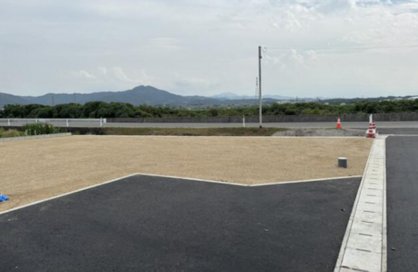 熊本市東区沼山津、土地の画像です