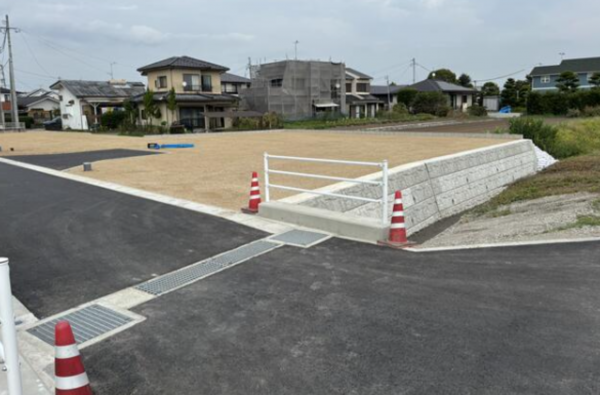 熊本市東区沼山津、土地の画像です