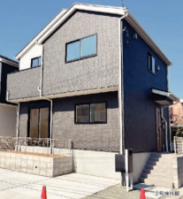 熊本市中央区出水、新築一戸建ての外観画像です