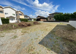 熊本市東区弓削町、土地の画像です