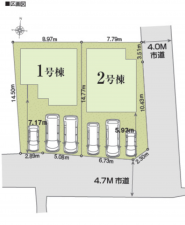 熊本市中央区出水、新築一戸建ての画像です