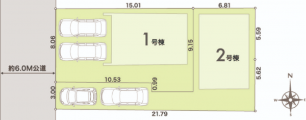 熊本市東区東野、新築一戸建ての画像です