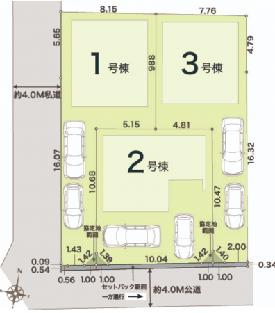 熊本市南区御幸笛田、新築一戸建ての画像です