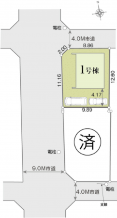 熊本市東区水源、新築一戸建ての画像です