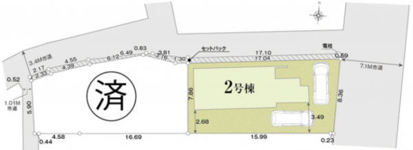 熊本市中央区本山町、新築一戸建ての画像です