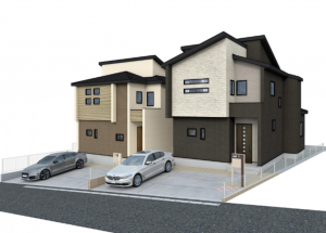 熊本市東区山ノ内、新築一戸建ての画像です