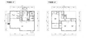 熊本市南区八分字町、中古一戸建ての間取り画像です