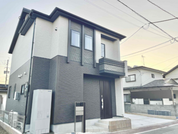 熊本市東区京塚本町、新築一戸建ての外観画像です