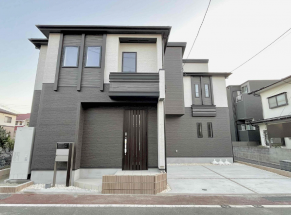 熊本市東区京塚本町、新築一戸建ての外観画像です