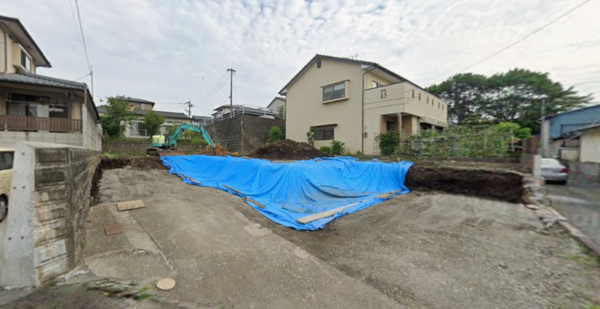 熊本市東区長嶺東、土地の画像です