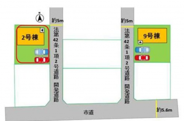 熊本市南区城南町碇、新築一戸建ての画像です