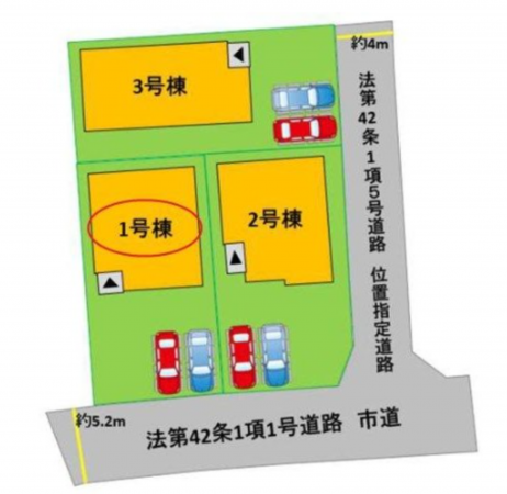 熊本市南区田井島、新築一戸建ての画像です