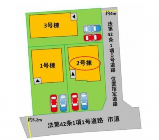 熊本市南区田井島、新築一戸建ての画像です
