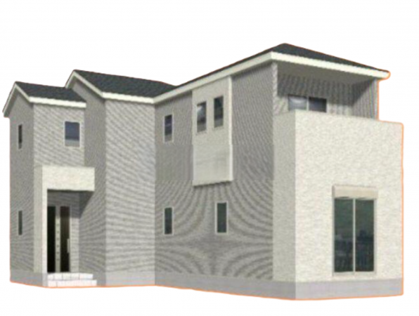 熊本市東区八反田、新築一戸建ての画像です