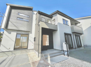 熊本市南区良町、新築一戸建ての外観画像です