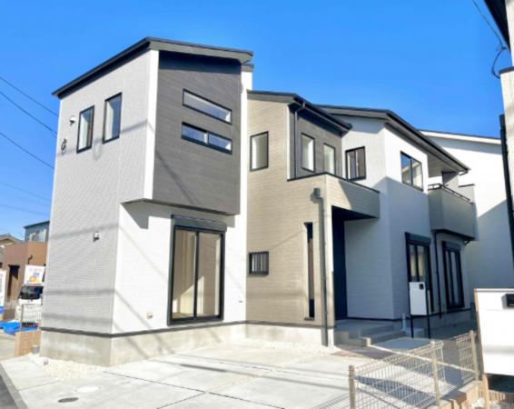 熊本市南区良町、新築一戸建ての外観画像です