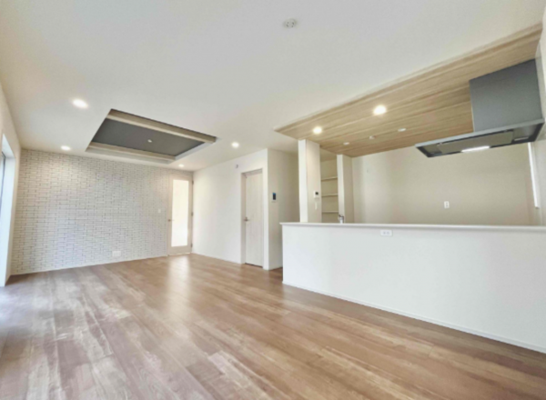 熊本市南区良町、新築一戸建ての居間画像です