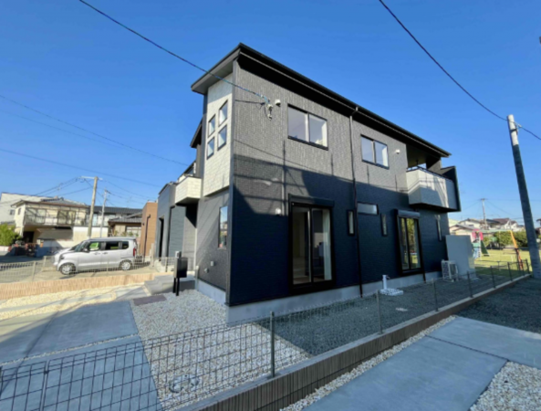 熊本市南区良町、新築一戸建ての外観画像です