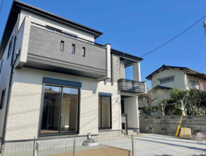 熊本市東区榎町、新築一戸建ての外観画像です