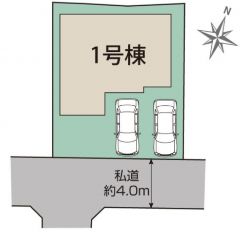 熊本市東区榎町、新築一戸建ての画像です